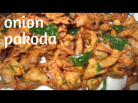 Onion Pakoda | Crispy Onion pakoda | Vengaya pakoda