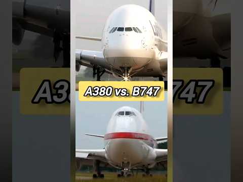 🔥 BIG vs. THE BIGGEST! Airbus A380 vs. Boeing B747