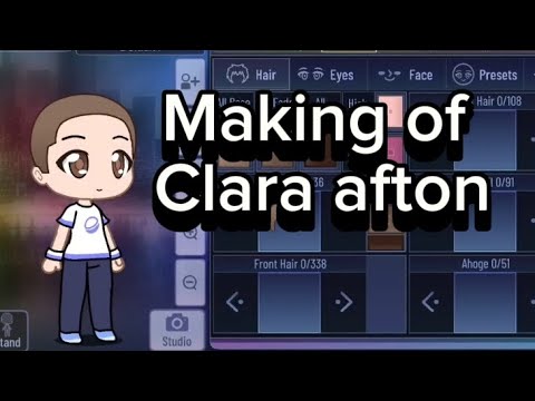 How to make Gacha Life Character CLARA AFTON/afton Family👩‍🦰