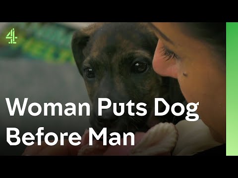 Woman puts dog before man | The Dog House 🐶 | Bluebell the lurcher Terrier Cross puppy