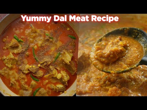 Punjabi Style Dal Gosht Recipe I Yummy Dal Meat Recipe