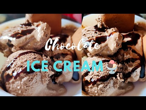 Chocolate Ice Cream | Homemade Ice Cream Recipe | Ice Cream Recipe in Tamil | Easy Method Ice Cream