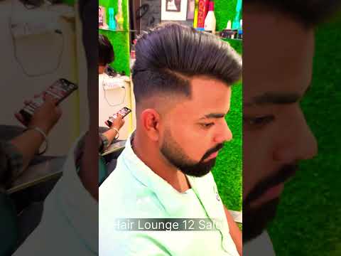 High Faded Haircut || Heavy Faded beard style Hair Lounge 12 salon #hairstyle #viral #shorts_video