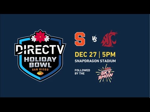 College Football 25 Sim - 2024 Holiday Bowl (Syracuse vs. Washington State)