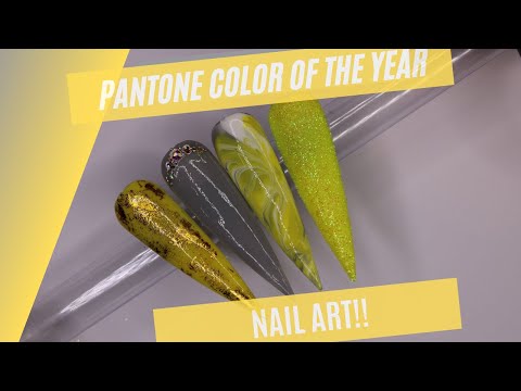 2021 Pantone Colors of the Year Nail Art|Plus, How I make Rhinestones stick!