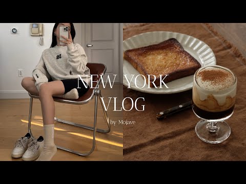 New York vlog🗽 Picnic at Central Park | Espresso con Panna | Favorite Sandwich shop [Eng sub]