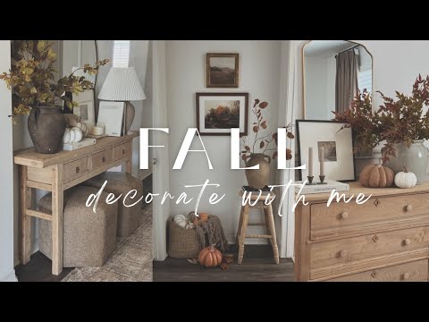 Fall Decorate With Me 2024 || Fall Decorating Ideas || Entryway Styling