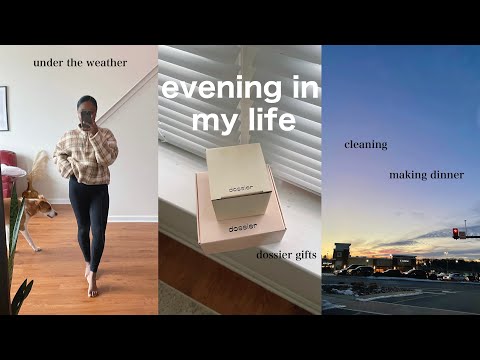 productive evening in my life // a sick day at home | Simone Cristina