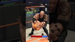 🔥The Rock vs Rhea Ripley🔥Part 9 WWE 2K24 #therock #rhearipley #wwe #wwe2k24 #shorts #smackdown