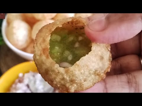 Pani Puri Recipe|| Street Style Pani Puri || Batani Stuffing || Golgappa