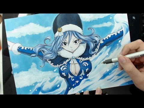 Speed Drawing - Juvia Lockser (Fairy Tail)