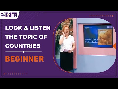 Let's Start English 26 - Look & Listen - The Topic Of Countries | Beginner Levels