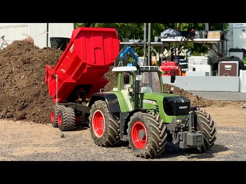 RC TRAKTOR FENDT 930 VARIO, KIPPER KRAMPE, HALFPIPE