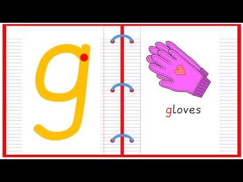 Lowercase Alphabet Letter G Learn to Read and Write