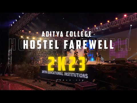 HOSTEL FAREWELL 2K23 | ADITYA COLLEGE | SURAMPALEM | MONTAGE CUT