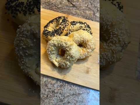 I struggle with saying the L word #shorts #food #bagel #homemade #airfryer #love #actsofservice