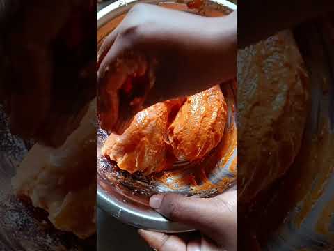 Chicken Leg Piece Pakora Recipe // Crispy Chicken Pakora #short #shorts #youtubeshort