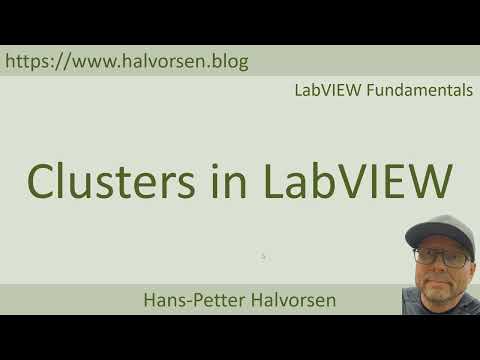 Clusters in LabVIEW