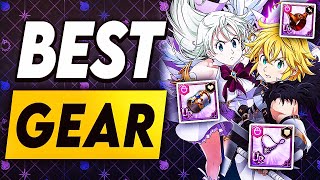 How To Gear DUO ELIZABETH & MELIODAS Best Sets & Stats! | Seven Deadly Sins: Grand Cross