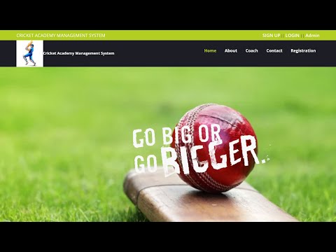 Cricket Academy Management Software