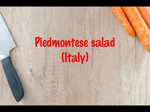 How to cook - Piedmontese salad (Italy)