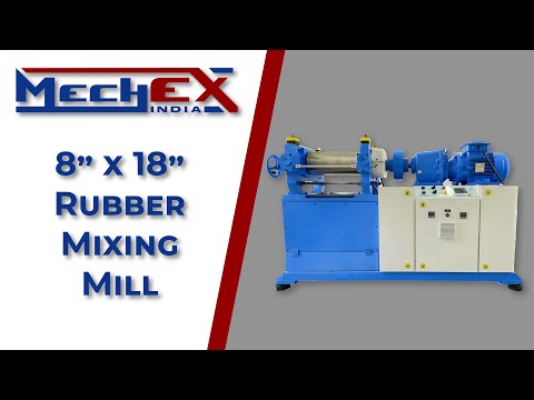 8"x18" Rubber Mixing Mill