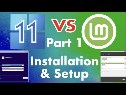 The Ultimate Windows vs Linux Mint Comparison! | Part 1 - Installation & Initial Setup