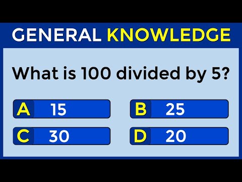 How Good Is Your General Knowledge? Take This 25-question Quiz To Find Out! #challenge 83