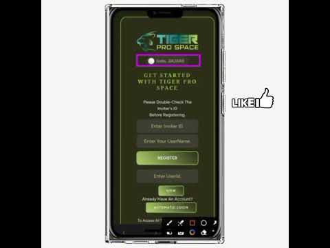 How to register Tiger.pro.Space. how to create Tiger.pro account. কিভাবে Tiger pro একাউন্ট করবেন।