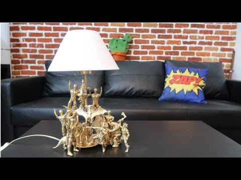 Superhero lamp -  Action figure lamp DIY