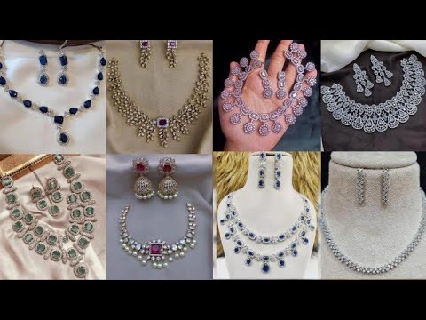 designer ad necklaces  | stone necklace design | bridal necklace|