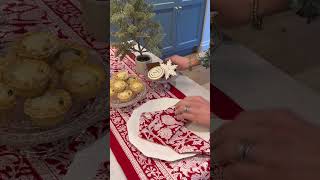 How To Fold Bow Napkins This Christmas 🎀 #christmastablescape #christmastable #tablescapeideas