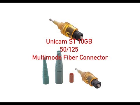 Unicam ST 10GB 50/125 Multimode Fiber Connector P#1265