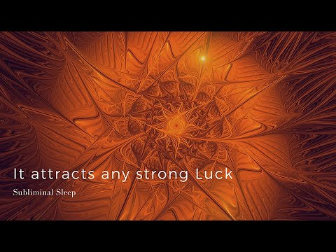 ☾  It attracts any strong Luck ~  ♫ Sleeping Subliminal ♪ ☾