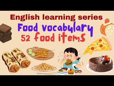 Food Words Around the World. English conversation for beginners