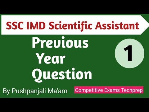 SSC IMD Previous Year Question (Computer) #competitiveexamstechprep