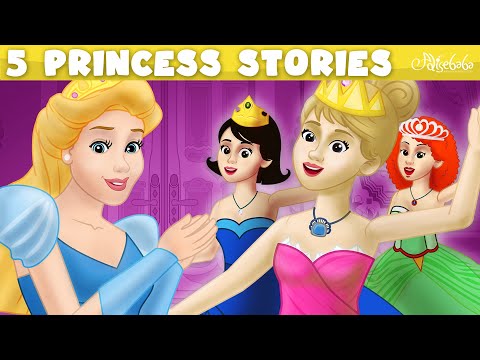 Princess and the Pea + 5 more Princess Stories | Bedtime Stories for Kids in English | Fairy Tales