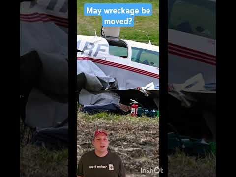 Moving aircraft accident wreckage / Private Pilot