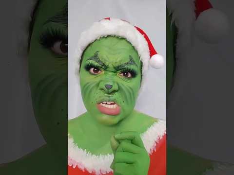 El Grinch 🎄💚 #elgrinch #grinch #grinchmakeup #maquillaje #makeup #transformation