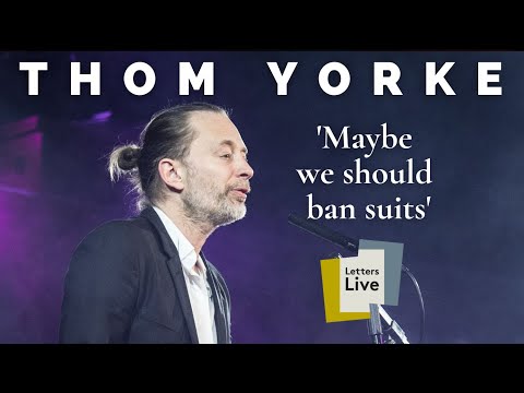 Thom Yorke reads a letter about men in suits