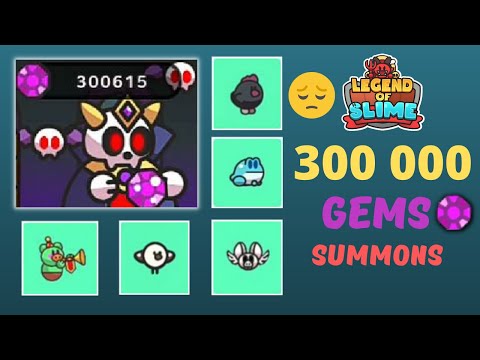 300K GEMS SUMMONS IN COMPANION - Legend of Slime: Idle RPG