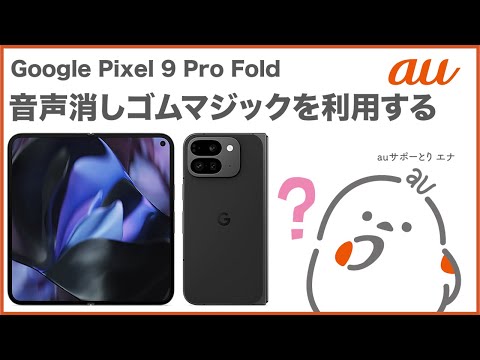 【Google Pixel 9 Pro Fold】音声消しゴムマジックを利用する(au公式)