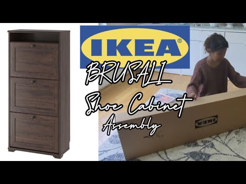 IKEA BRUSALI Shoe Cabinet Assembly