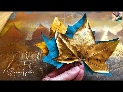 Let Your Creativity Soar: Dive into an Enchanting Autumn Artistic Journey -  Art with Maple Leaves 🍁