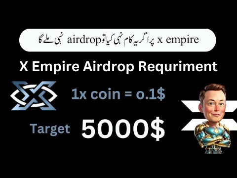 X Empire Airdrop Claiming Process || 5000$ Earn Through XEmpire Airdrop || Airdrop 🦺 Update