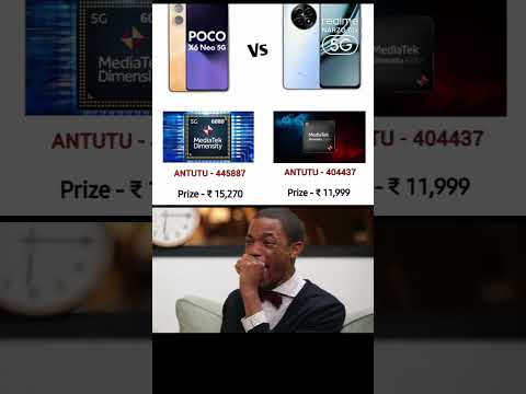 poco x6 Neo vs realme narzo 70x Comparison #techmeme #techupdates #poco #realme