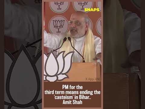 PM Modi third mean ending casteism in Bihar: Amit shah