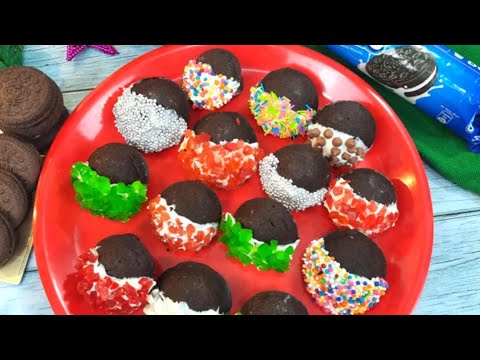 Christmas Special - Oreo Choco Bombs/ No bake eggless 3 ingredients oreo bombs