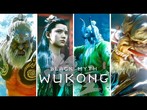 Black Myth Wukong NG+ Chapter 4 All Boss Fights | No Commentary | No Copyright Gameplay | 4K 60fps