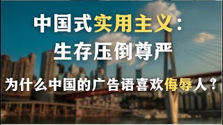 中国人为什么会以丑为美？中国式实用主义：生存压倒尊严｜为什么中国的广告语喜欢侮辱人？｜美学｜政治｜心理学｜教育｜